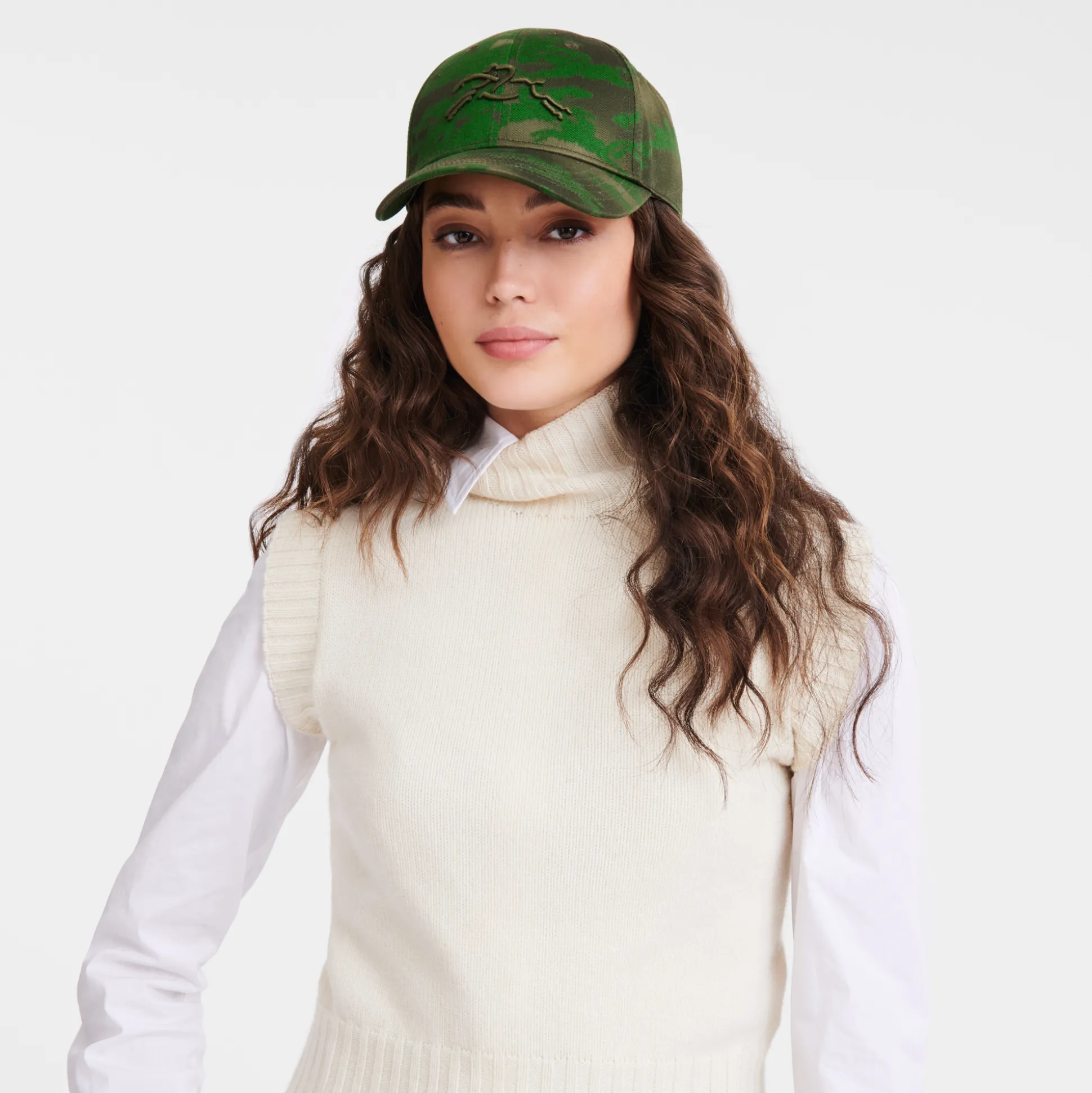 bedruckte_mtze_1.webp Longchamp Bedruckte Mütze^Damen Kappen & Hüte | Kappen & Hüte