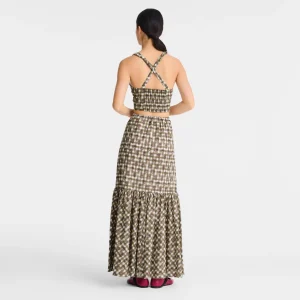 Longchamp Langer Rock^Damen Kleider & Röcke