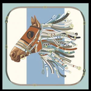 Longchamp Seidenschal 90^Damen Seidentücher