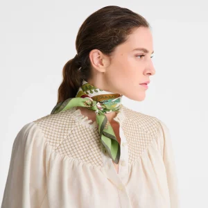 Longchamp Seidenschal 70^Damen Seidentücher