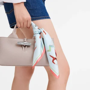 Longchamp Seidenschal 50^Damen Seidentücher