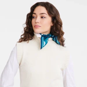 Longchamp Seidenschal 50^Damen Seidentücher