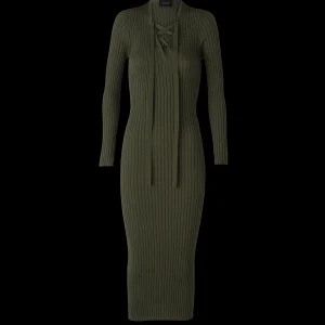 Longchamp Tailliertes Maxikleid^Damen Strick | Kleider & Röcke