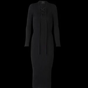 Longchamp Tailliertes Maxikleid^Damen Strick | Kleider & Röcke